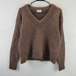 Aritzia Wilfred Alpaca Oversized Chunky Sweater